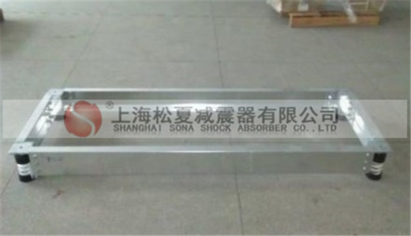水泵防震基座框架图 水泵防震基座框架图